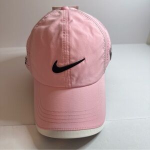 NWT Pink Golf Nike One Cap Hat Mesh Adjustable Featherlight Pro Vr